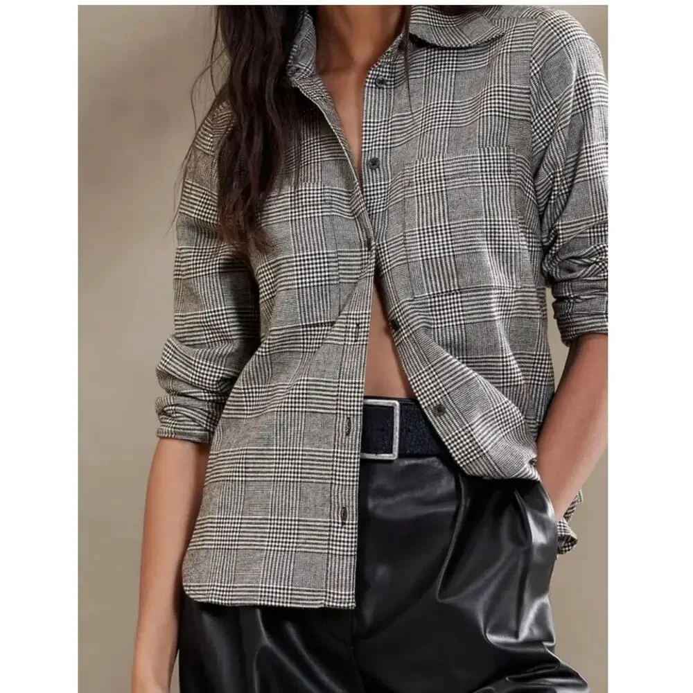 Banana Republic Alys‎ Slim Flannel Size L